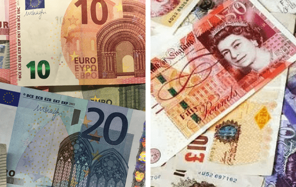 Euro ve Pound karşılaştırması (İngiltere ve İrlanda)